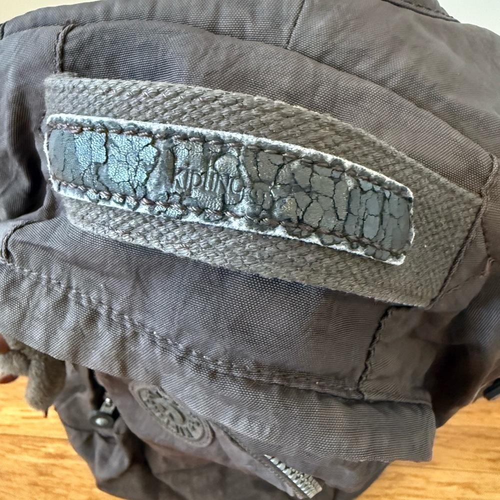 Kipling Brown Backpack with Monkey - Picture 9 of 13